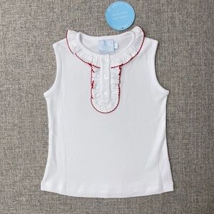 Little English size 5 with red picot trim NWT